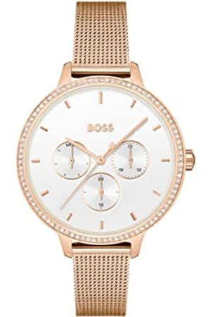 HUGO BOSS Damski analogowy zegarek kwarcowy z paskiem ze stali nierdzewnej 1502663