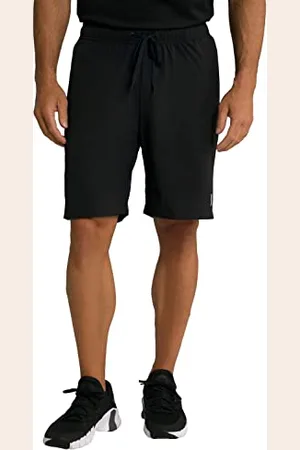 JP 1880 Męskie spodenki sportowe Jay-PI z elastycznym ściągaczem, spodnie Quickdry, czarne, rozmiar 5XL