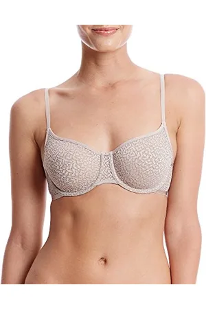 DKNY Damski nowoczesny koronkowy biustonosz bez podszewki, , 80B