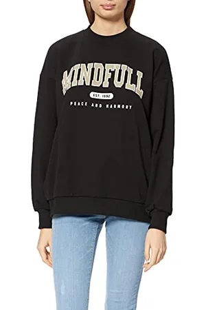 NA-KD Damska bluza z nadrukiem Mindfull, , 3XL