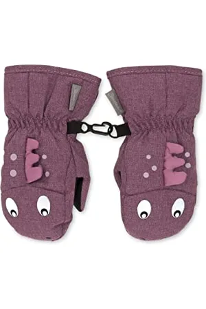 Sterntaler Unisex Dino Mélange rękawiczki dziecięce, różowe, 2