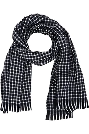 ONLY Damski szal Onlbianca Life Check Scarf Cc (opakowanie 100 sztuk), Czarny/Szczegóły: CHECK, jeden rozmiar