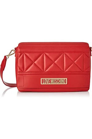 Moschino Damska torba na ramię Borsa Soft Pu Rosso, niebieski denim, 28x28x10