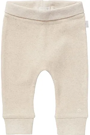 Noppies Spodnie U Comfort Rib Naura Unisex-Bimbi, Ras1202 Oatmeal P611, 44 cm