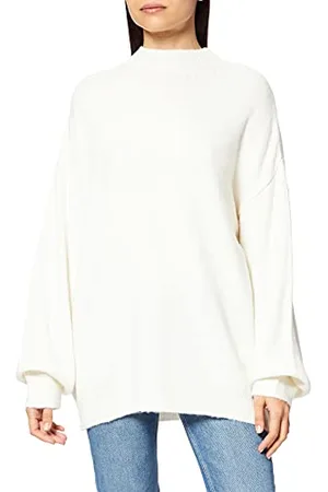 NA-KD Damski sweter z dzianiny z wysokim dekoltem, , XL