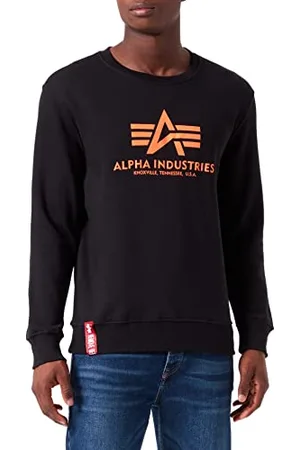Alpha Industries Basic Sweater Bluza z odblaskowym nadrukiem dla mężczyzn