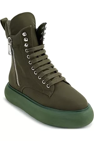 DKNY Damskie buty damskie Aken Sneaker Boot W/Inside Zip, czarne, 39 EU, czarny, 39 EU