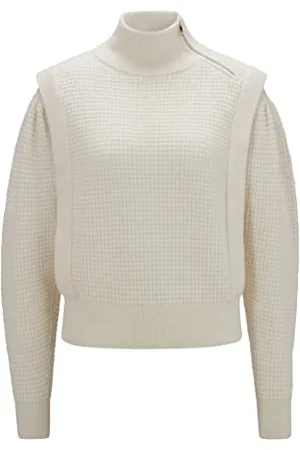 HUGO BOSS Sweter damski C_farmenia, , L