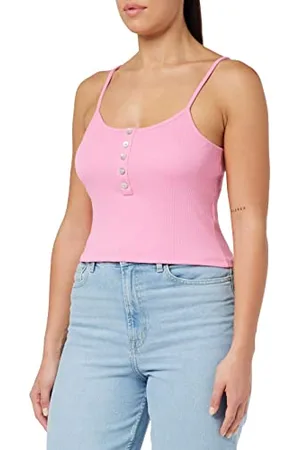 ONLY Onlnessa S/L Short Button JRS Top, , XS