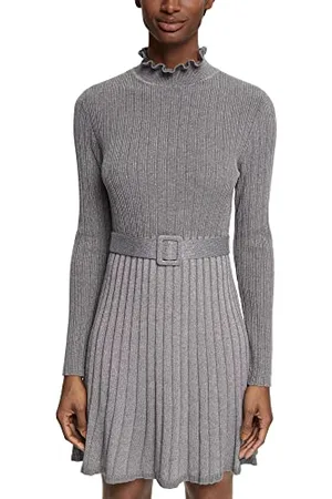 ESPRIT Collection 112eo1e349 Sukienka na specjalne okazje, /ciemna czerwona, L damska, , L