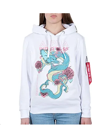 Alpha Industries Damska bluza z kapturem Heritage Dragon, , S