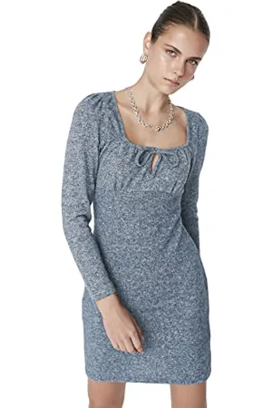 Trendyol Damska mini bodycone, tkana sukienka, , XL