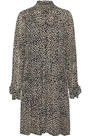 Part Two VeniPW DR Casual Dress, Black Dot Print, 42 Kobiety, , 40