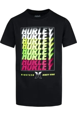 Hurley Chłopięcy Hrlb Stack Em Up Tee T-Shirt, , 8 lat