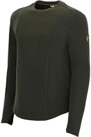 macron Męska bluza Athleisure Fcc Huron z okrągłym dekoltem Milgrn Man, zielona, S, , S