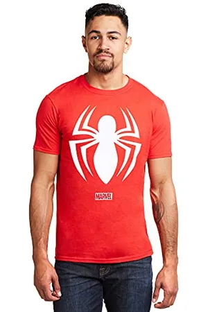Marvel Męska koszulka z logo Spiderman, , XL