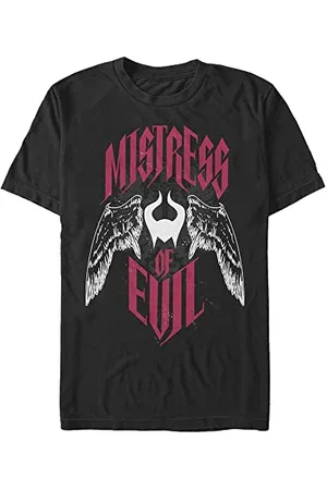 Disney Unisex Maleficent: Mistress of Evil-with Wings Organic Short Sleeve T-Shirt, Black, XXL, , XXL