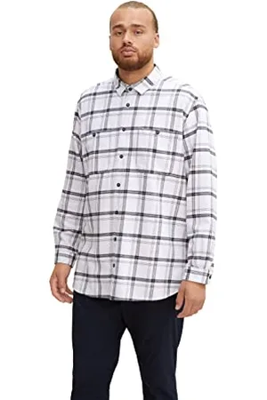 TOM TAILOR Męskie Koszula w kratkę plus size 1035789, , 3XL Große Größen