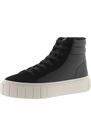 victoria Abril BOTA EFECTO Piel & Serraje, Trampki damskie, Negro, 40 EU