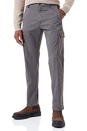 Camel Active Męskie spodnie 476215/8F26, szary (Graphite Gray), 31W / 34L