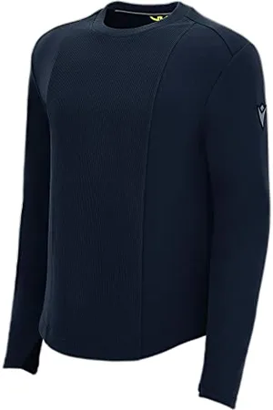 macron Męska bluza Athleisure Fcc Huron z okrągłym dekoltem Deep Blue Man, XL, , XL