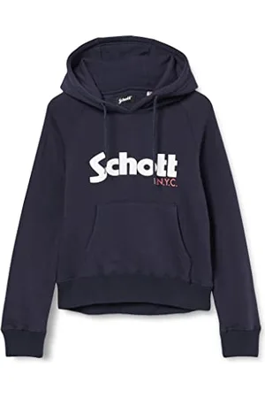 Schott NYC Bluza damska, Niebieski (granatowy), XL