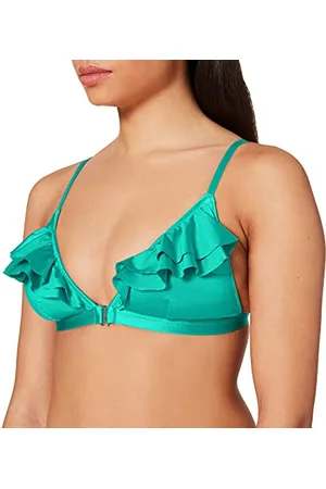 Seafolly Damski top z błyszczącą na stałym tri bikini, , XS