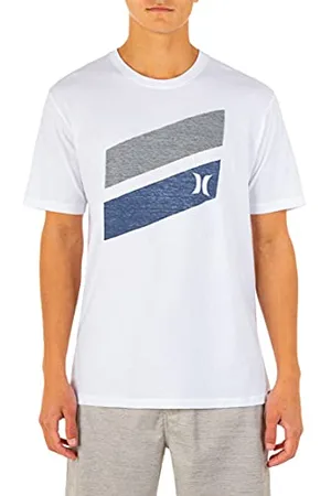 Hurley Męska koszulka z krótkim rękawem z ikoną Premium Slash Graphic