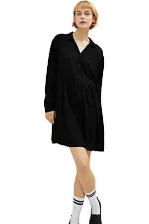 TOM TAILOR Damski sukienka mini bluzkowa 1034285, , M