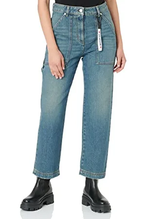 Moschino Workwear with Logo Gadżet Spodnie damskie, , 44