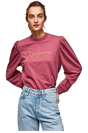 Pepe Jeans Laetitia Bluza damska, Różowy (Ciemny rumieniec, XS
