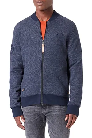 Camel Active Męska kurtka z dzianiny 409425/8W09, Denim Blue, M