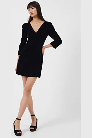 French Connection Damskie sukienki Ilavia mini, na co dzień, czarne, 16, , 42