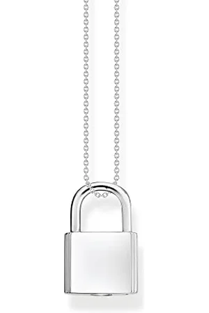 Thomas Sabo Naszyjnik Damski z zawieszką w kształcie zamka ze srebra wysokiej próby, KE2130-001-21-L45V