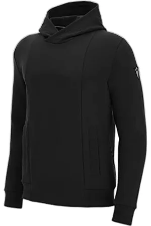 macron Męska bluza z kapturem Athleisure Fcc Voss Blk Man, czarna, L, , L