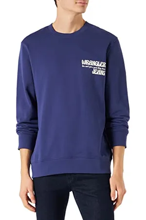 Wrangler Męska bluza Slogan Crew, , XS