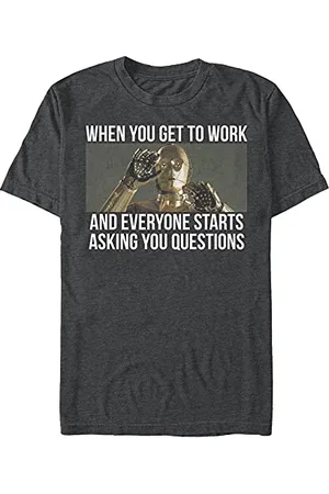 STAR WARS Unisex Overwhelming Work Organic Short Sleeve T-Shirt, , S, , S