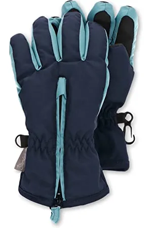 Sterntaler Unisex dziecięce rękawiczki z palcami dwukolorowe, granatowe, 6