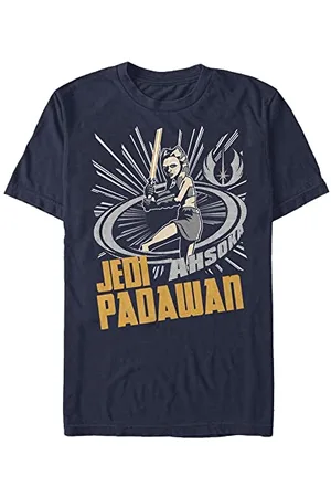 STAR WARS Uniseks Ahsoka Padawan Organic Short Sleeve T-Shirt Navy Blue, S, , S
