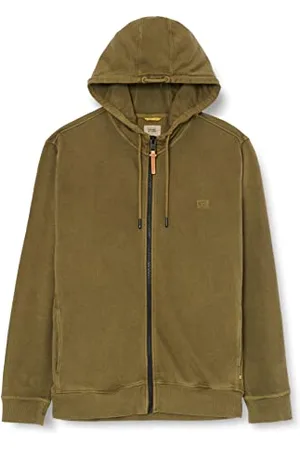 Camel Active Męska kurtka z dzianiny 409401/8W06, Olive Brown, M