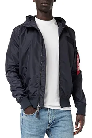 Alpha Industries Męska kurtka bomberka z kapturem MA-1 LW