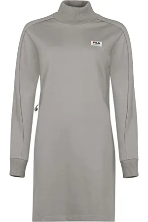 Fila Damska sukienka w stylu Temple Turtle Neck Dress luźna sukienka, żółta, S