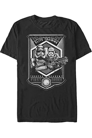 STAR WARS Uniseks Elite Trained Organic Short Sleeve T-Shirt Black, XXL, , XXL