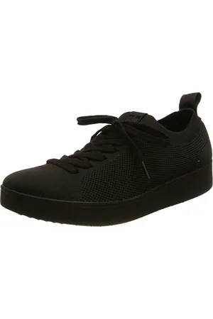 FitFlop Damskie buty sportowe Rally e01 Multi-Knit Sneaker, All Black, 4 UK, , 37 EU