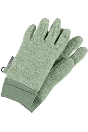 Sterntaler Unisex dziecięce rękawice z palcami, melanż, zielone, 4