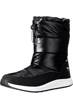 KangaROOS Damskie kozaki K-WW Luna RTX Jet Black/metaliczne, 39 EU