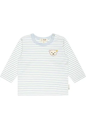 Steiff T-shirt z długim rękawem w paski unisex, , 56