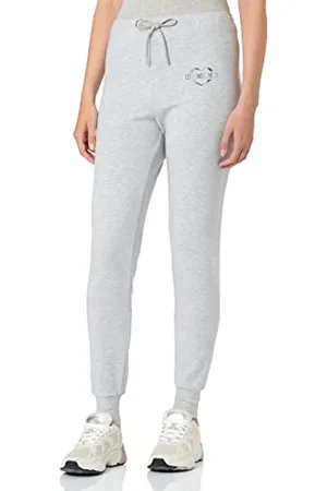 Moschino Damskie spodnie Slim Fit Jog with Brand Heart Olographic Print Casual Pants, , 40