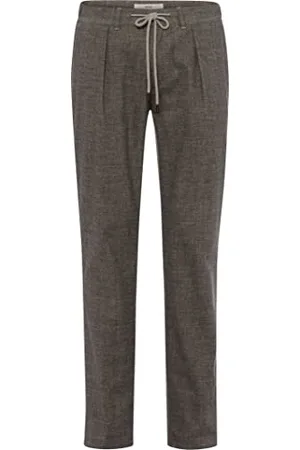Brax Męskie spodnie Style Fabio K WOOLOOK, grafitowe, 34 W / 34 L