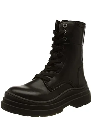 TOM TAILOR Damskie buty 4291706 półdługie, czarne, rozmiar 39 UE